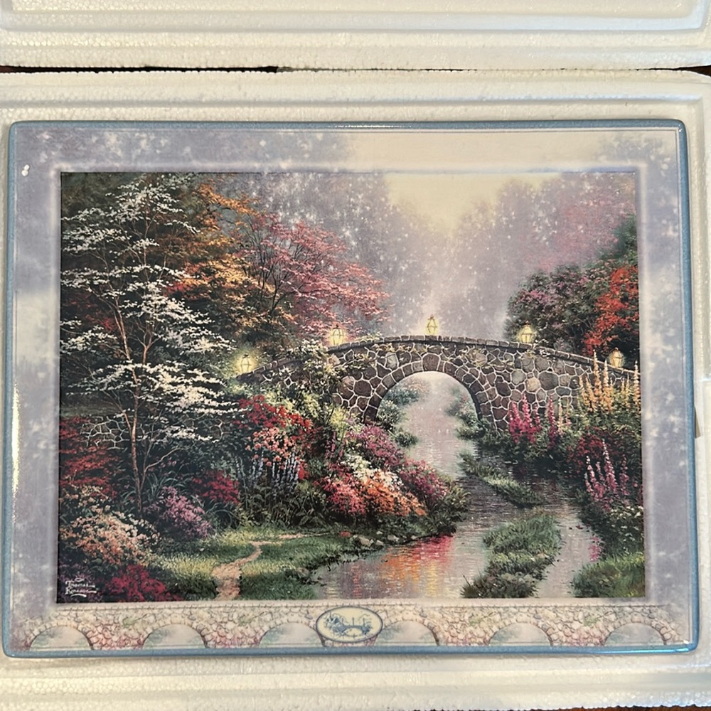Authentic Thomas Kinkade plate!